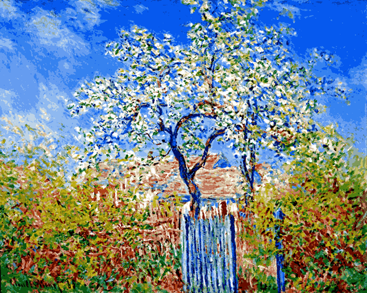 Claude Monet PD (127) - Pear Tree in Flower - Van-Go Paint-By-Number Kit