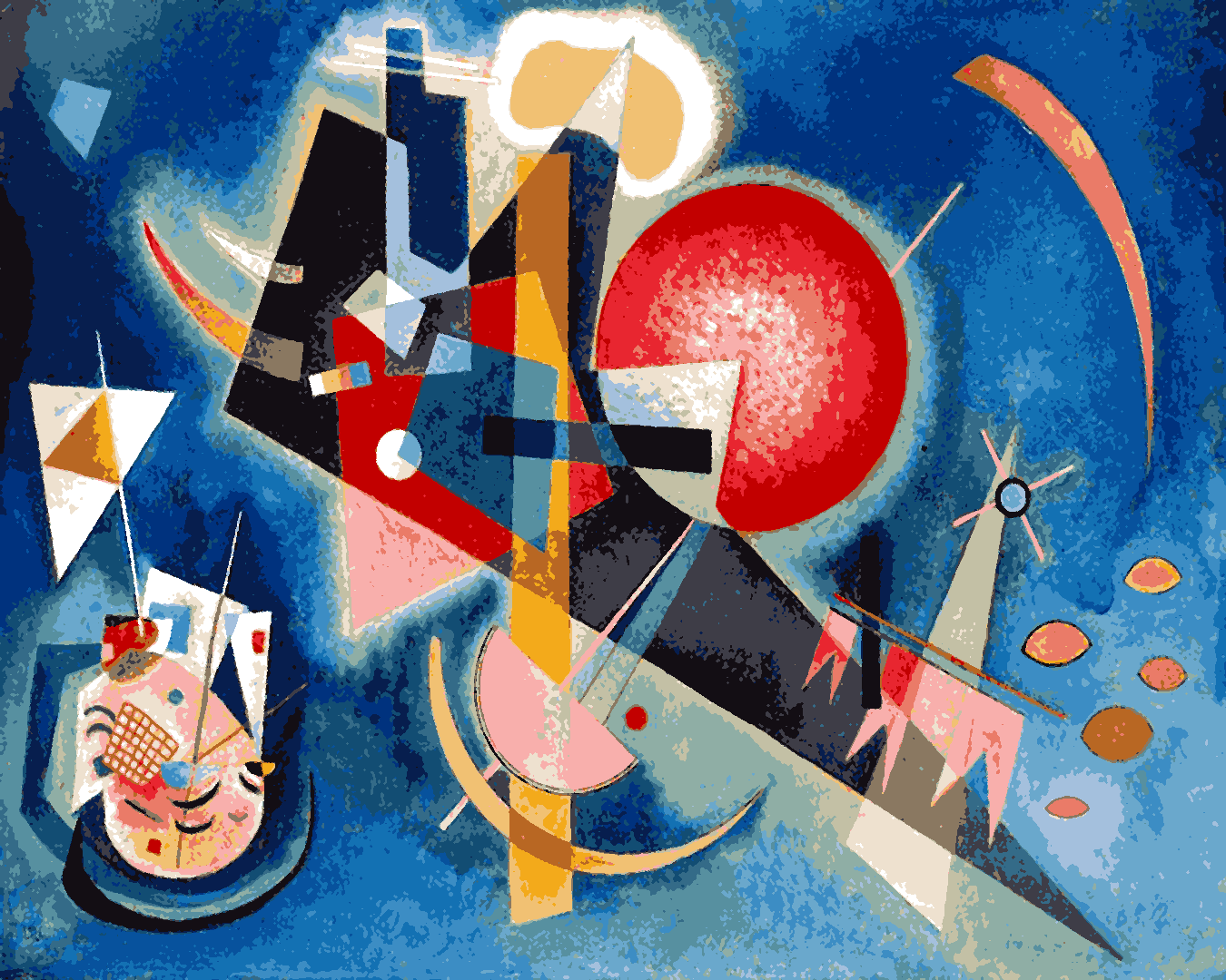 Wassily kandinsky Collection PD (12) - Blue - Van-Go Paint-By-Number Kit