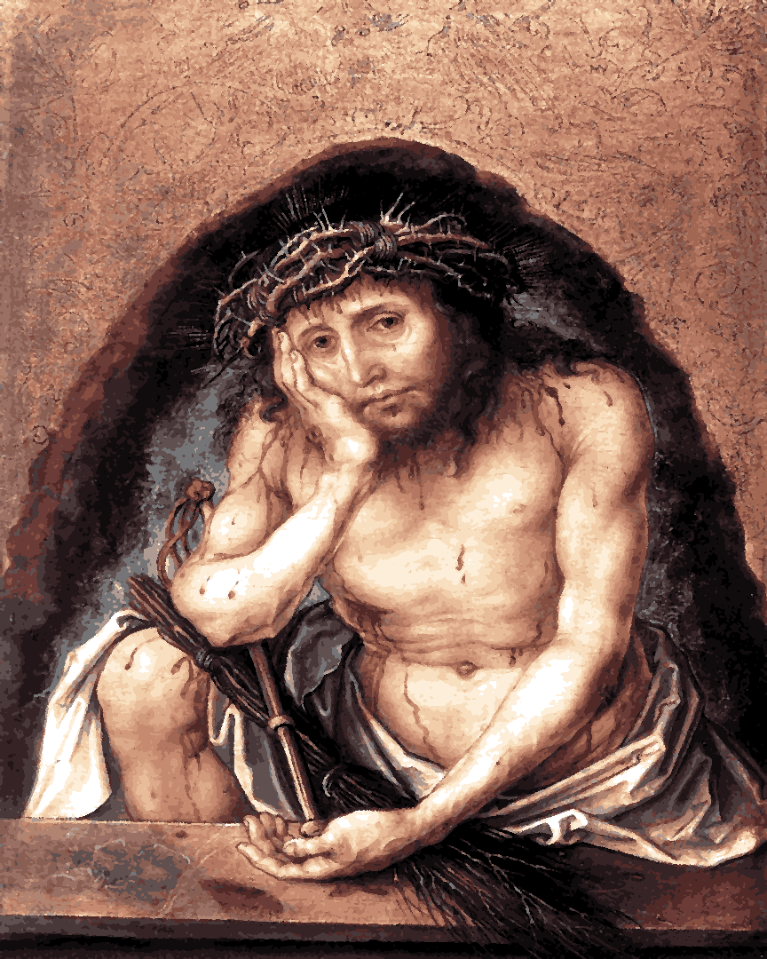 The man of sorrows by Albrecht Dürer PD (13) - Van-Go Paint-By-Number Kit