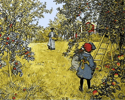 The Apple Harvest by Carl Larsson (139) - Van-Go Paint-By-Number Kit