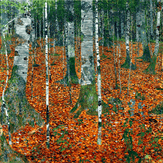 Gustav Klimt Collection PD (13) - Birch Forest - Van-Go Paint-By-Number Kit