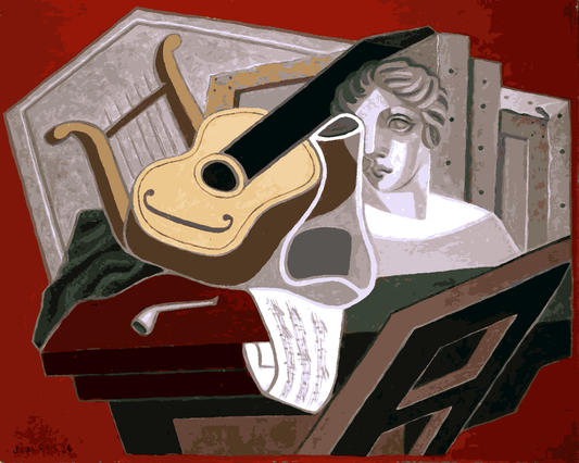 Juan Gris Collection PD (13) - The Musician's Table - Van-Go Paint-By-Number Kit