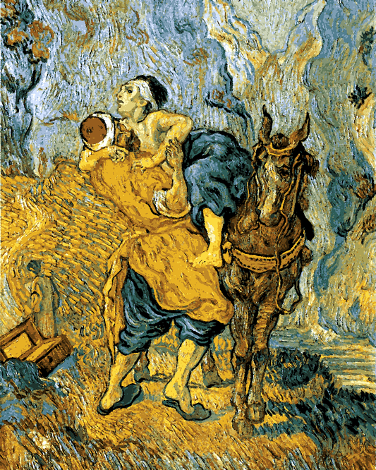 Vincent Van Gogh PD (145) - The Good Samaritan - Van-Go Paint-By-Number Kit