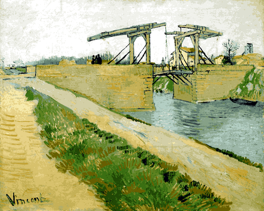 Vincent Van Gogh PD (147) - The Langlois bridge - Van-Go Paint-By-Number Kit