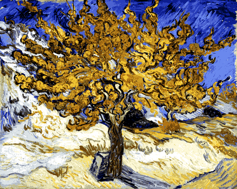 Vincent Van Gogh OD (148) - The Mulberry Tree - Van-Go Paint-By-Number Kit