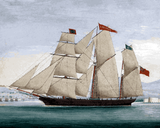 Sailing Ships Collection (14) - Bark Lavinia entering Smyrna - Van-Go Paint-By-Number Kit