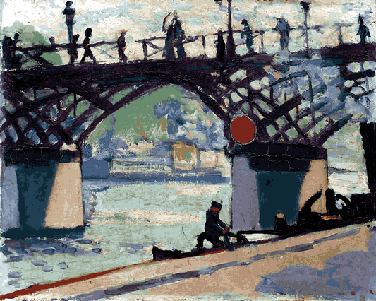 H. Lyman Saÿen Collection PD (14) - Pont des Arts - Van-Go Paint-By-Number Kit