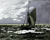 Claude Monet OD (155) - Seascape, Storm - Van-Go Paint-By-Number Kit