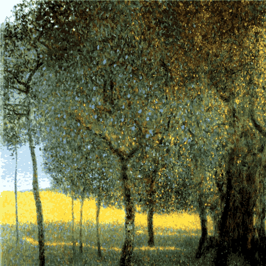 Gustav Klimt Collection PD (15) - Fruit Trees - Van-Go Paint-By-Number Kit