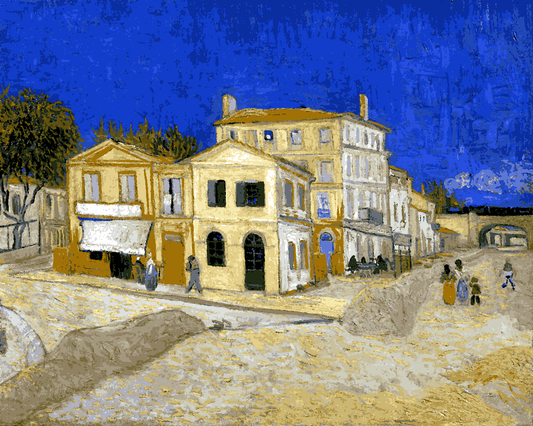 Vincent Van Gogh PD (165) - The Yellow House - Van-Go Paint-By-Number Kit