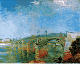 Vincent van Gogh Collection (16) - Bridge in Paris across the Seine - Van-Go Paint-By-Number Kit