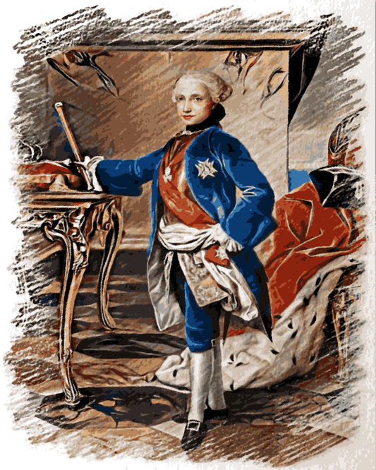 Royal Portrait PD (42) - Ferdinand III of Naples - Van-Go Paint-By-Number Kit