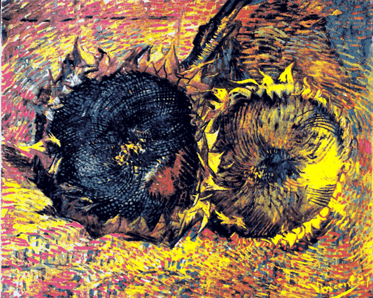 Vincent Van Gogh PD (170) - Two Cut Sunflowers - Van-Go Paint-By-Number Kit
