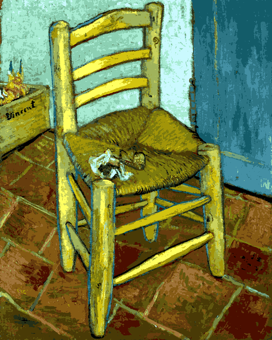 Vincent Van Gogh PD (173) - Van Gogh's Chair - Van-Go Paint-By-Number Kit