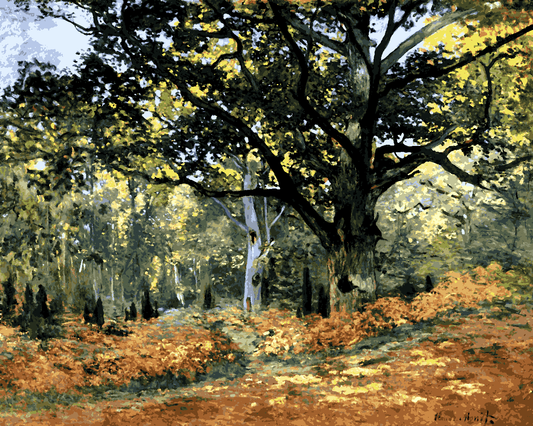 Claude Monet PD (175) - The Bodmer Oak - Van-Go Paint-By-Number Kit