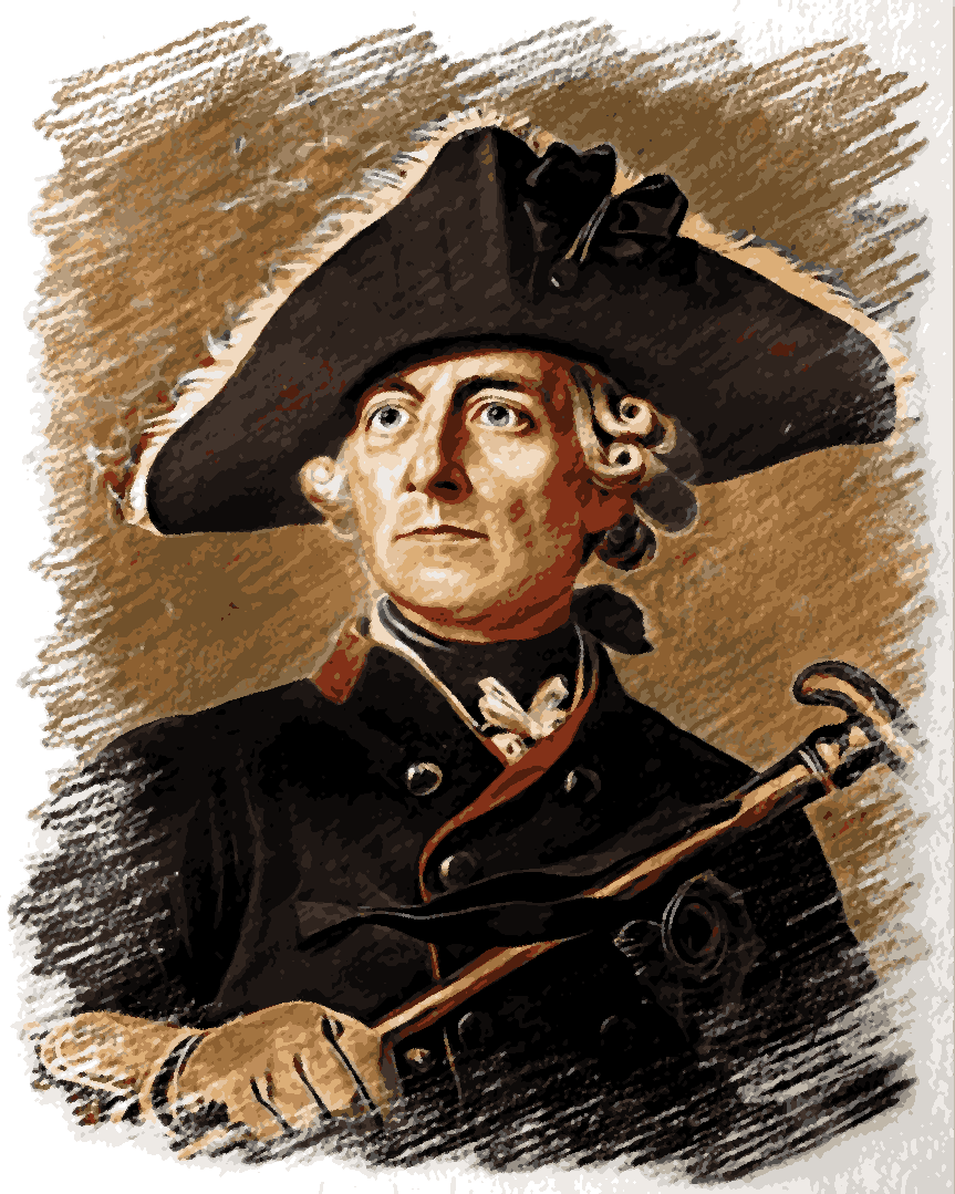 Royal Portrait PD (43) - Frederick II of Prussia - Van-Go Paint-By-Number Kit