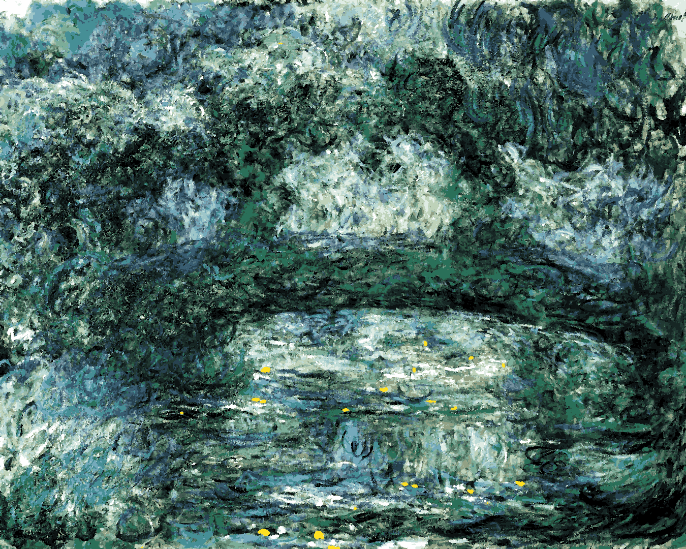 Claude Monet PD (184) - The Japanese Bridge - Van-Go Paint-By-Number Kit