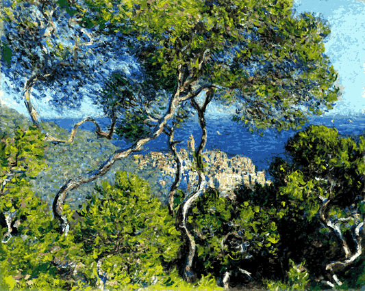 Claude Monet PD (18) - Bordighera - Van-Go Paint-By-Number Kit