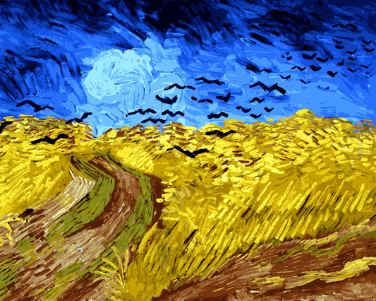 Vincent Van Gogh PD (194) - Wheatfield with crows - Van-Go Paint-By-Number Kit