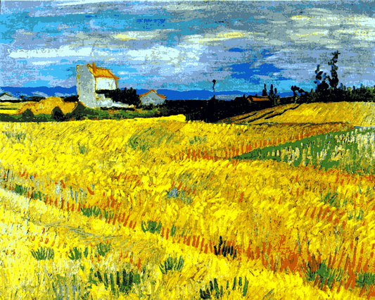 Vincent Van Gogh PD (198) - Wheat Field - Van-Go Paint-By-Number Kit