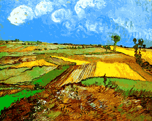 Vincent Van Gogh PD (199) - Wheat Fields after the Rain - Van-Go Paint-By-Number Kit