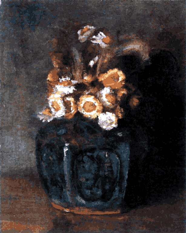 Vincent van Gogh Collection (19) - Ceramic pot with chrysanthemums - Van-Go Paint-By-Number Kit