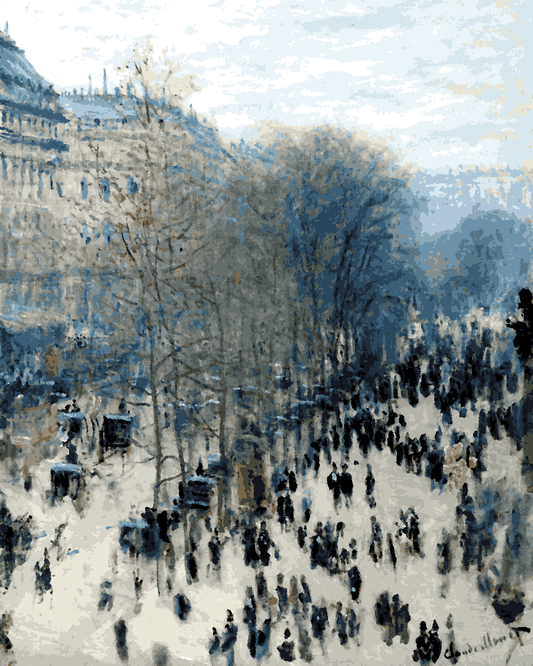 Claude Monet PD (19) - Boulevard of Capucines - Van-Go Paint-By-Number Kit