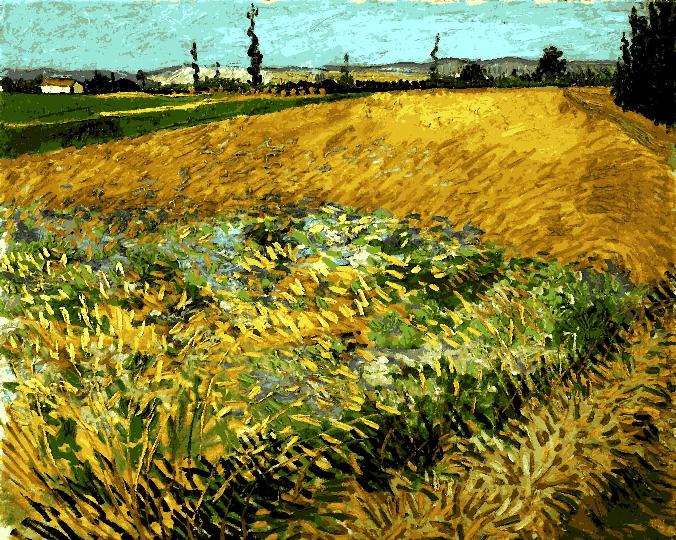 Vincent Van Gogh PD (201) - Wheatfield - Van-Go Paint-By-Number Kit