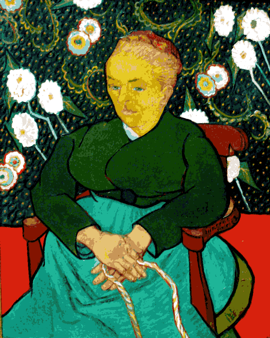 Vincent Van Gogh PD (203) - Woman Rocking a Cradle - Van-Go Paint-By-Number Kit