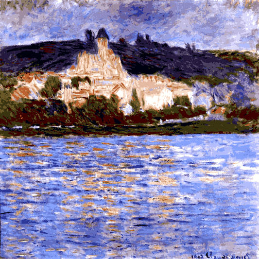Claude Monet PD (204) - Vétheuil - Van-Go Paint-By-Number Kit