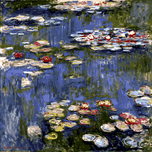 Claude Monet PD (208) - Water Lilies - Van-Go Paint-By-Number Kit