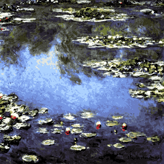 Claude Monet PD (210) - Water Lilies - Van-Go Paint-By-Number Kit
