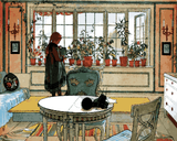 Flowers on the Windowsill by Carl Larsson (21) - Van-Go Paint-By-Number Kit