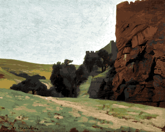 Jerusalem Collection PD (21) - The Walls Of Jerusalem - Van-Go Paint-By-Number Kit