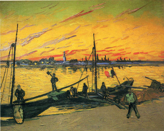 Vincent van Gogh Collection (22) - Coal barges - Van-Go Paint-By-Number Kit