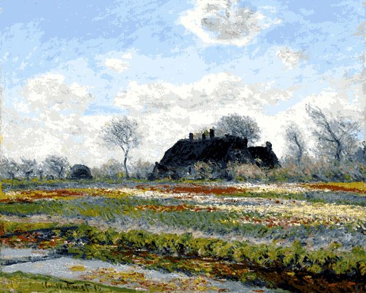 Claude Monet PD (220) - Tulip Fields at Sassenheim - Van-Go Paint-By-Number Kit