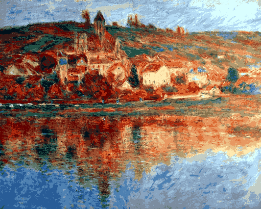Claude Monet PD (225) - Vétheuil - Van-Go Paint-By-Number Kit