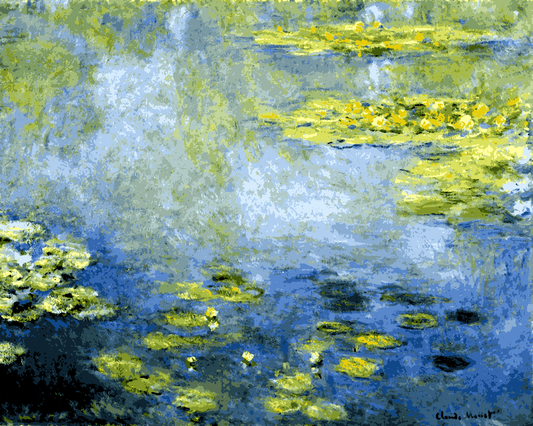 Claude Monet PD (237) - Water Lilies - Van-Go Paint-By-Number Kit