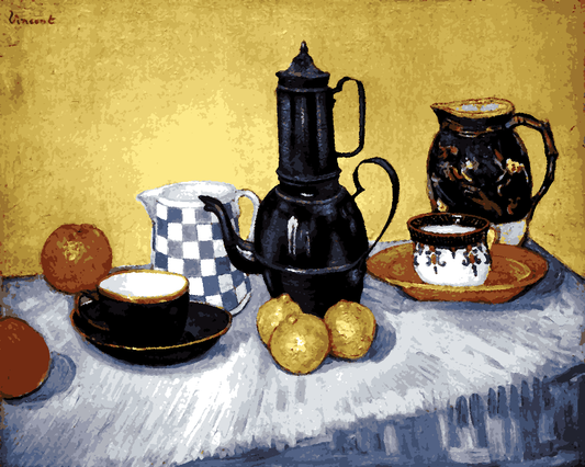 Vincent van Gogh Collection (23) - Coffee and fruit - Van-Go Paint-By-Number Kit