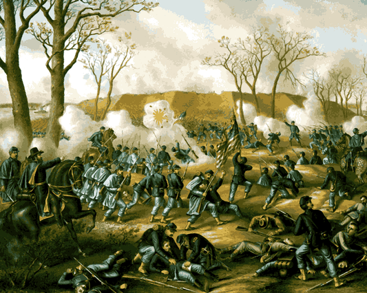 American Civil War Collection (23) - Battle of fort Donelson - Van-Go Paint-By-Number Kit