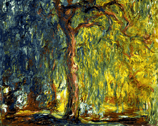 Claude Monet PD (245) - Weeping Willow - Van-Go Paint-By-Number Kit