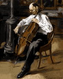 Cello Collection (24) - The Cello Player - Van-Go Paint-By-Number Kit