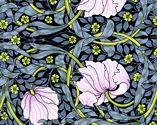 William Morris Collection PD (24) - Flowers leaves - Van-Go Paint-By-Number Kit