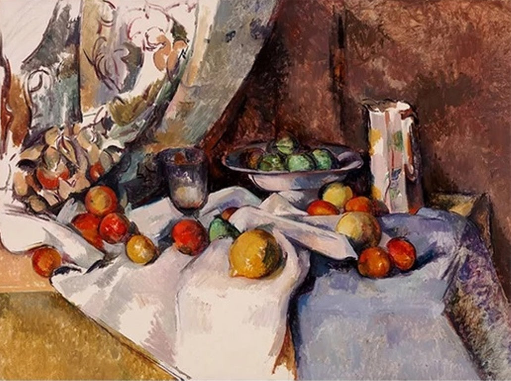 Still Life with Apples by Paul Cezanne - Van-Go Paint-By-Number Kit