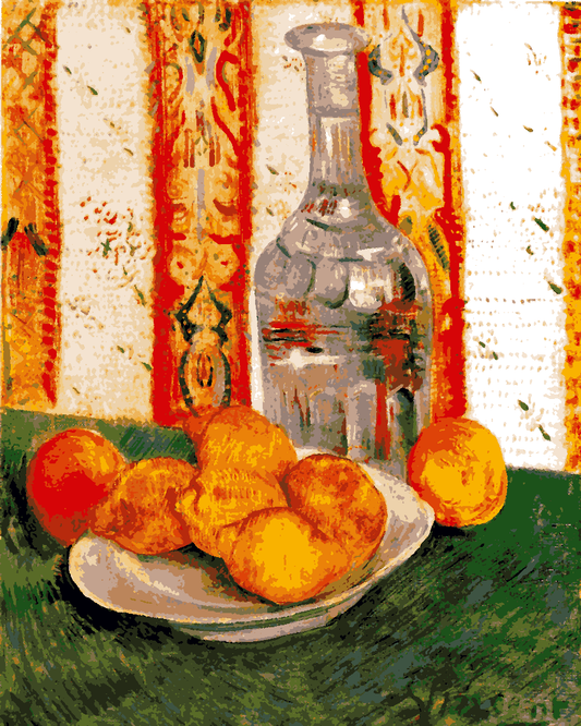 Vincent Van Gogh PD (25) - Carafe and Dish with Citrus Fruit - Van-Go Paint-By-Number Kit