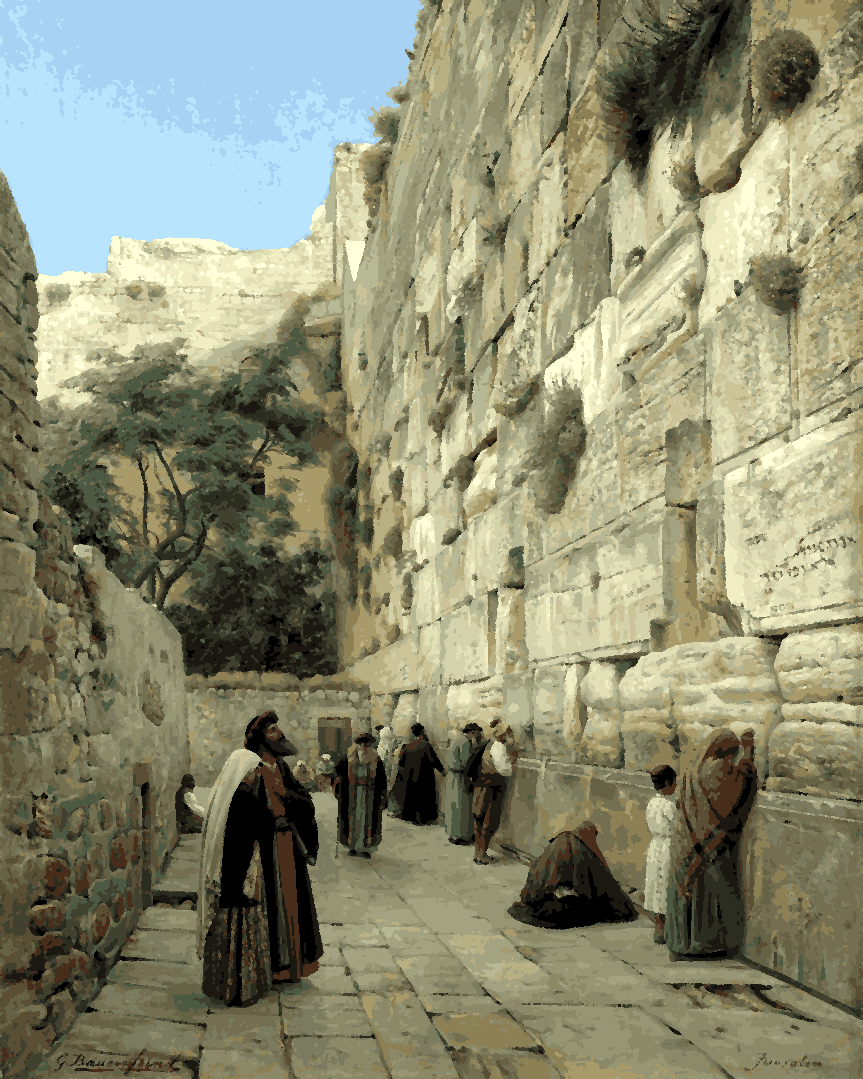 Jerusalem Collection PD (25) - The Wailing Wall - Van-Go Paint-By-Number Kit