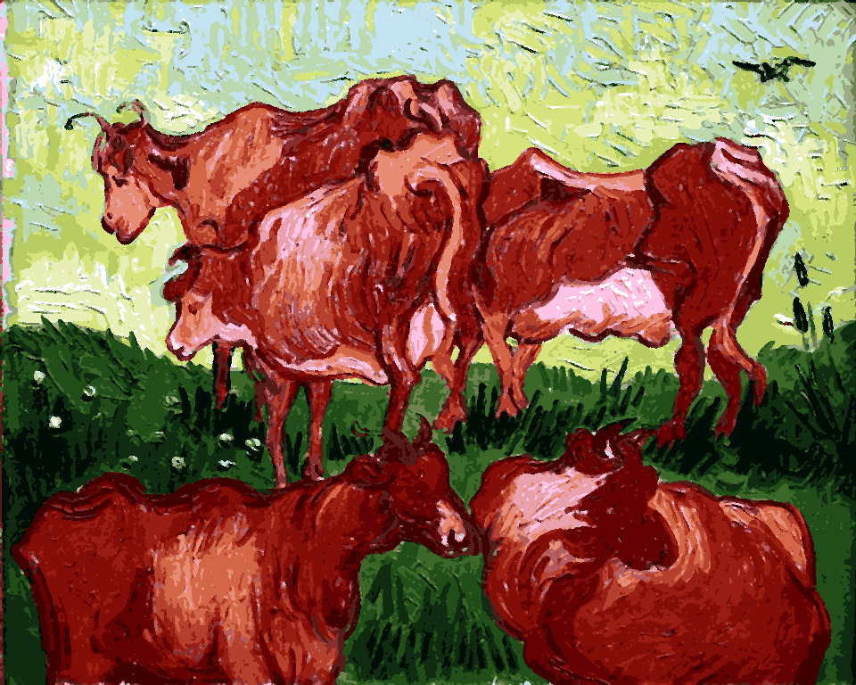 Vincent van Gogh Collection (26) - Cows - Van-Go Paint-By-Number Kit