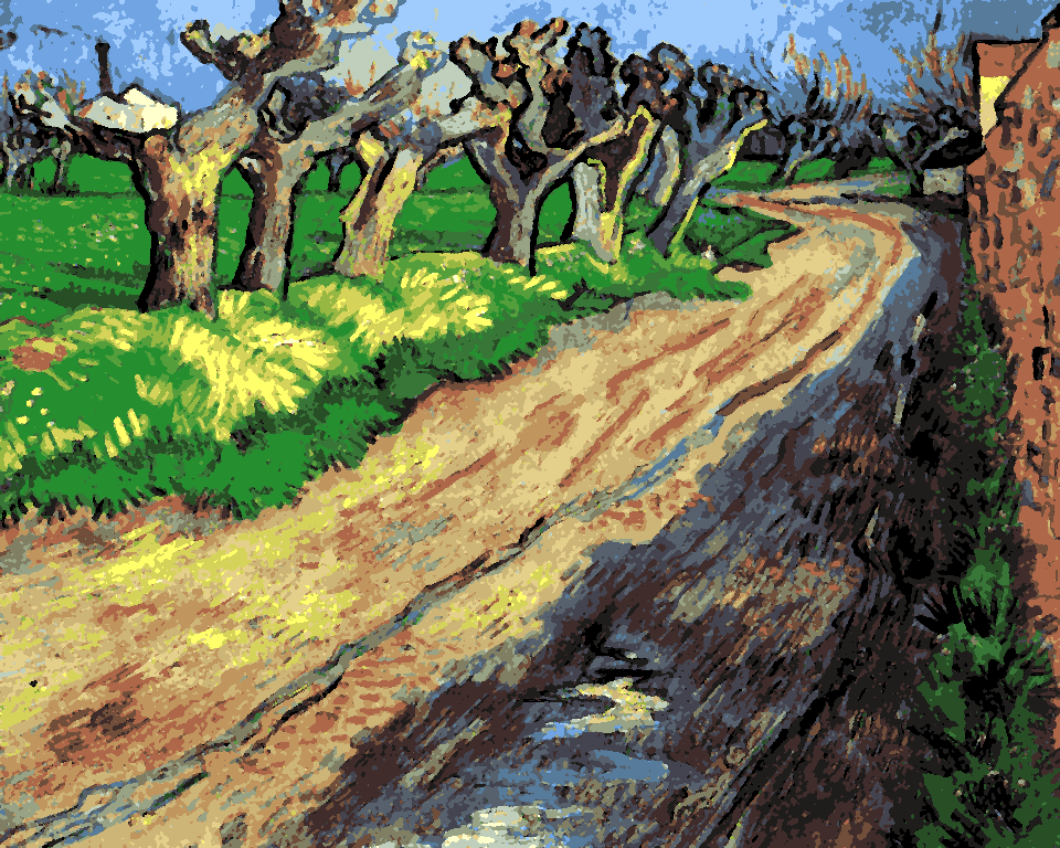 Vincent van Gogh Collection (27) - Cropped willow - Van-Go Paint-By-Number Kit