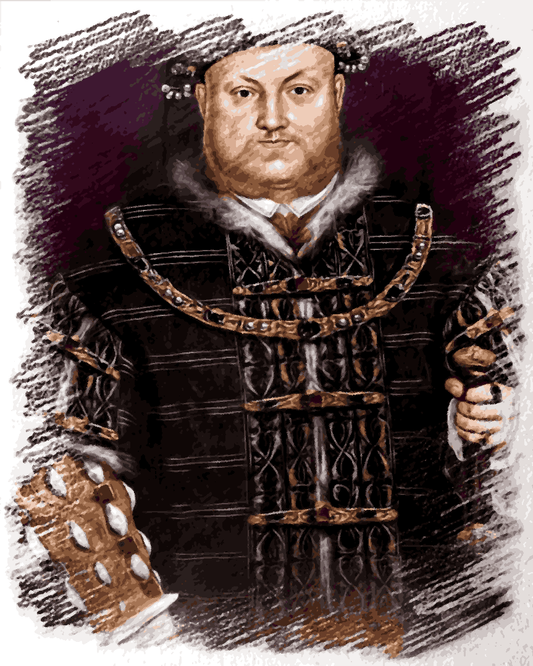 Royal Portrait PD (19) - King Henry VIII of England - Van-Go Paint-By-Number Kit