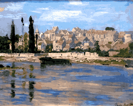 Claude Monet PD (27) -  Carrières-Saint-Denis - Van-Go Paint-By-Number Kit
